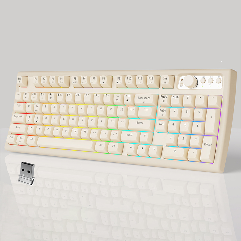 EWEADN V97 Cute Creamy Keyboar - Gaming Keyboard That Is Quiet のレビューと価格