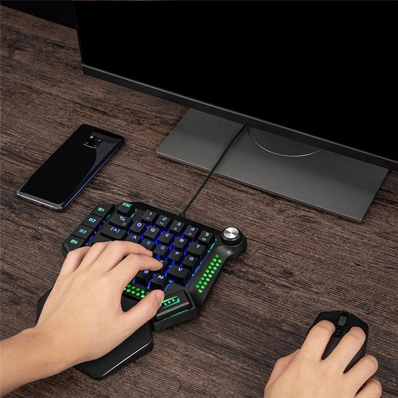 AEF6-One-Handed Mechanical Gam - Gaming Keyboard Training のレビューと価格