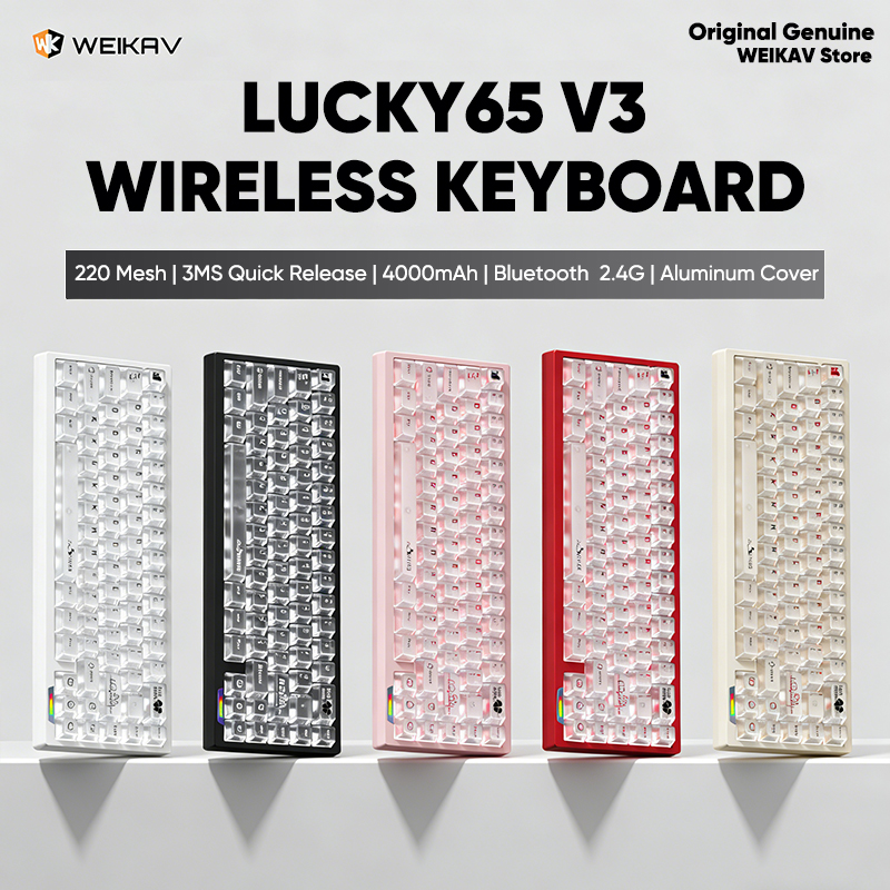 WEIKAV Lucky65 V3 Lucky65V3 Wi - Gaming Keyboard Bundle のレビューと価格