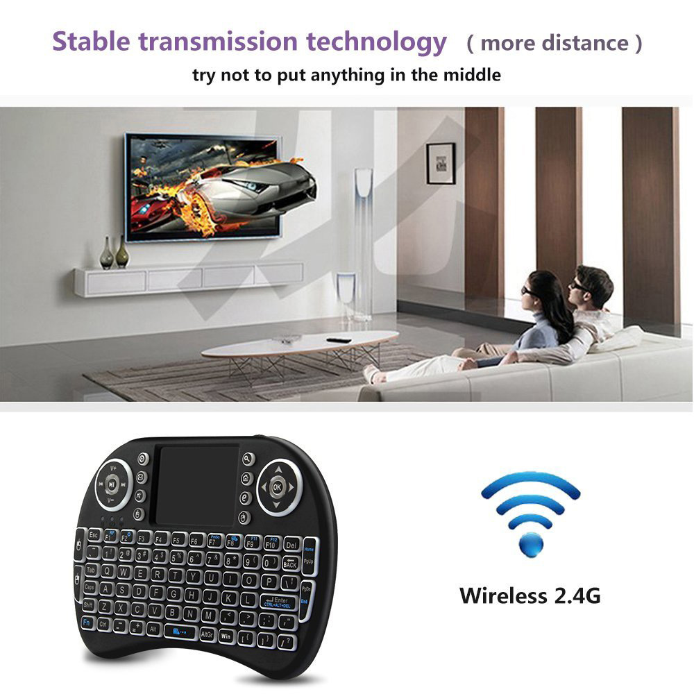 Backlit Mini Wireless Keyboard - Gaming Keyboard Bundle のレビューと価格