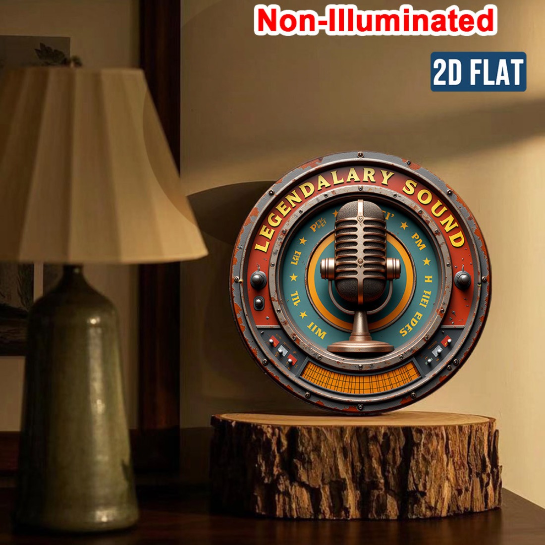 Vintage Stereo Wall Art 2D Met - Brass Weight Plate のレビューと価格