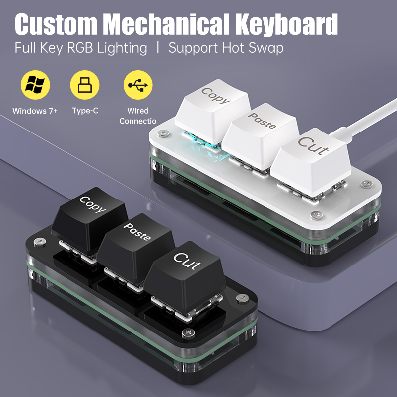 3 Keys Macro Programming Mini  - Gaming Keyboard Mini のレビューと価格