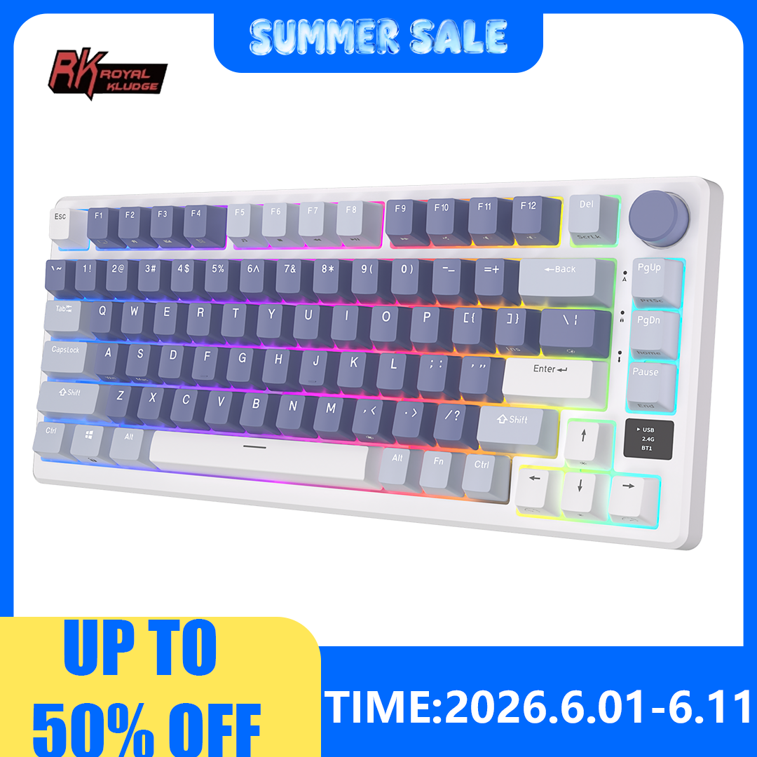 RK ROYAL KLUDGE M75 2.4G Wirel - Gaming Keyboard Bundle のレビューと価格