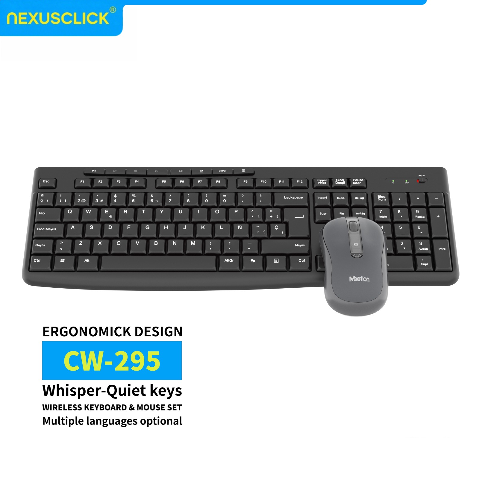 NexusClick Low-Profile Ergonom - Gaming Keyboard That Is Quiet のレビューと価格