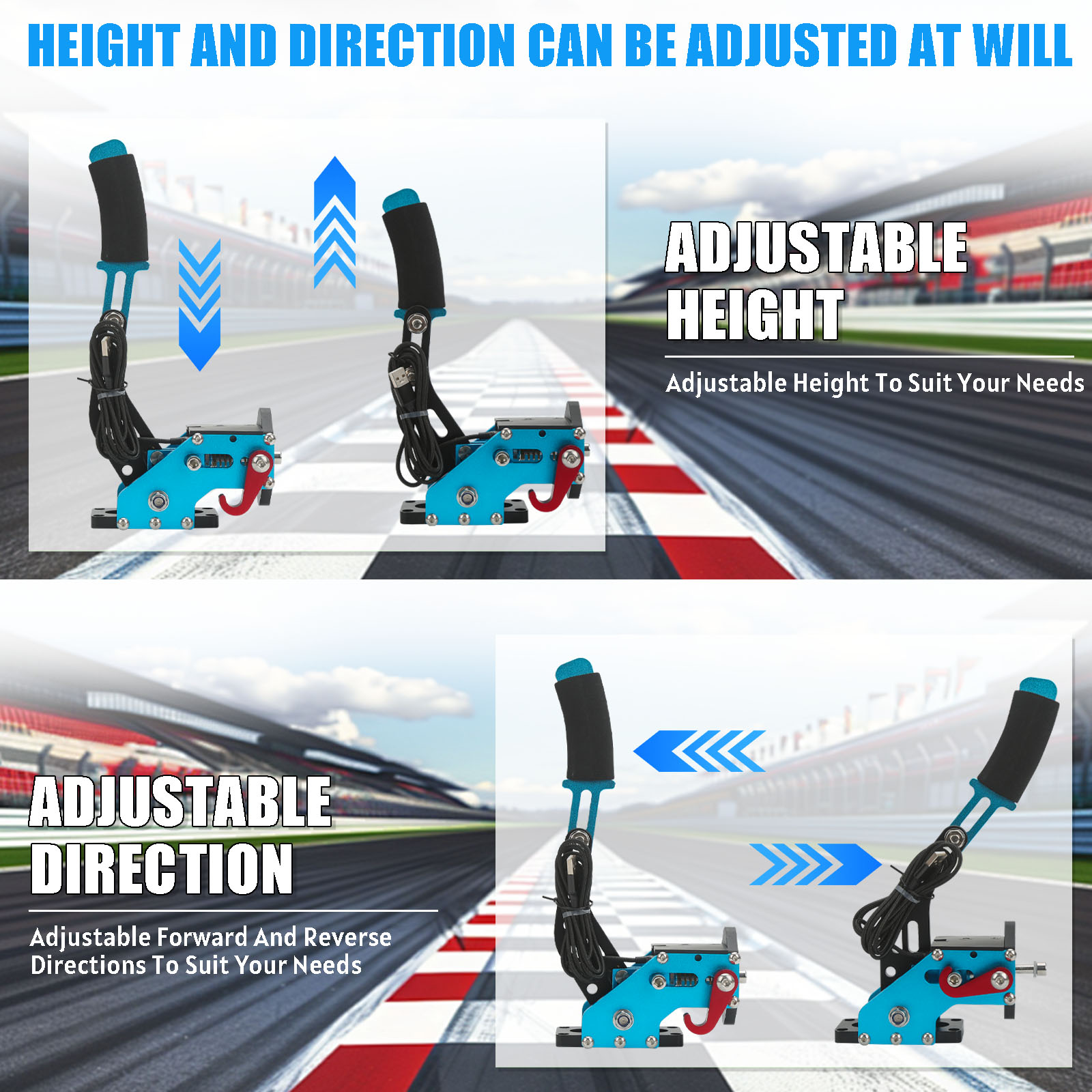 USB Handbrake Kit  with Clamp  - Gaming Keyboard Hall Effect のレビューと価格