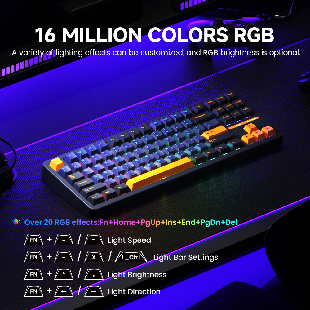 Akko TAC87 Mechanical Keyboard - Gaming Keyboard Tkl のレビューと価格