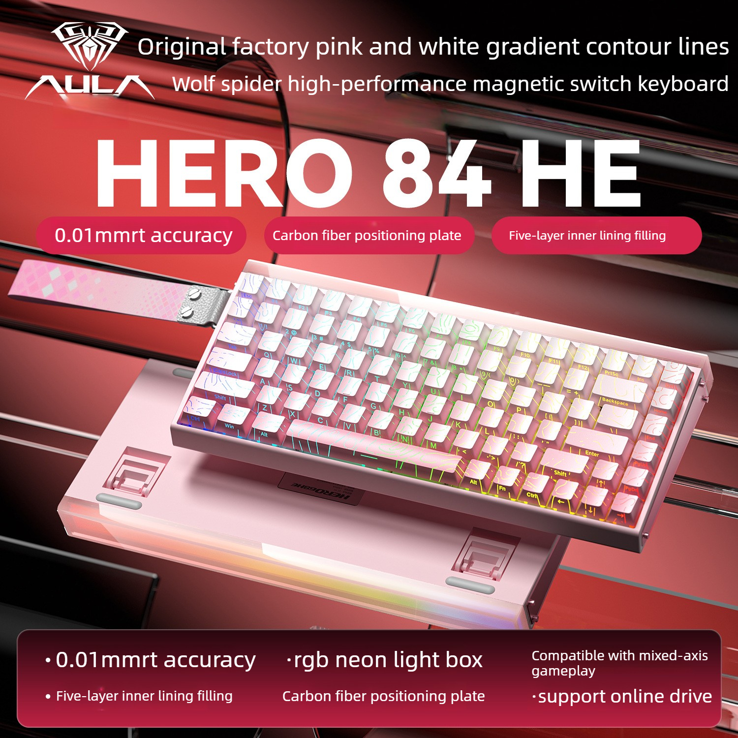 AULA HERO84 Magnetic Axis Keyb - Gaming Keyboard Expensive のレビューと価格