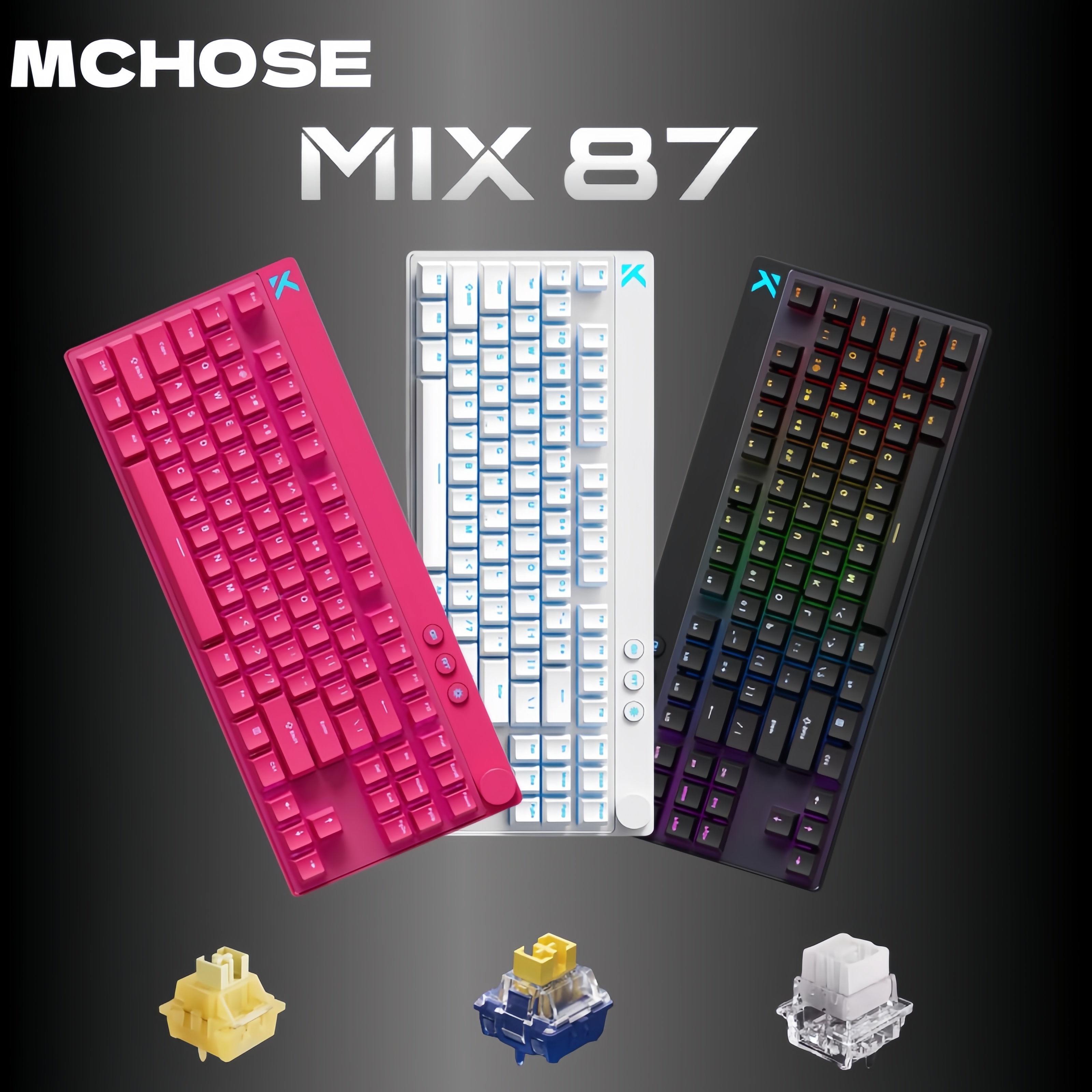 MCHOSE MIX87 Magnetic Swtich K - Gaming Keyboard Expensive のレビューと価格