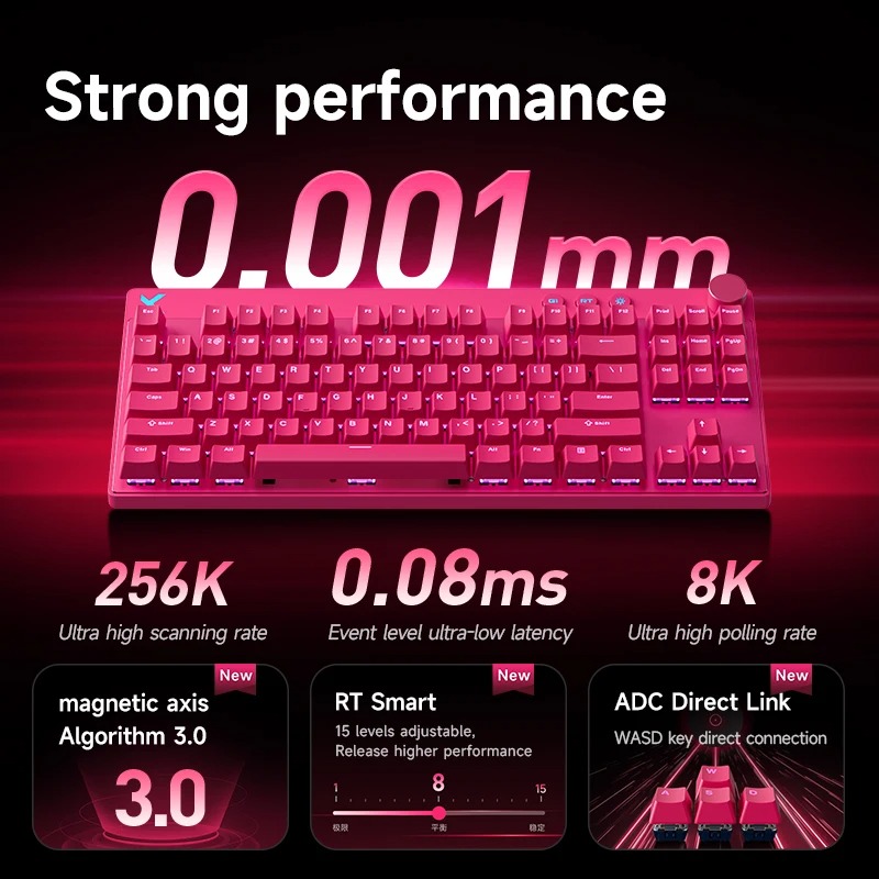 MCHOSE MIX87 Magnetic Swtich K - Gaming Keyboard Expensive のレビューと価格
